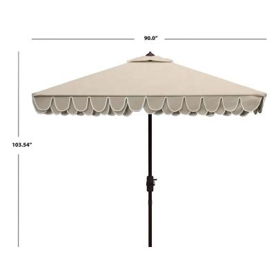 China Contemporary 2.2M Cafe Sunshade Table Patio Offset Large Outdoor Square Parasol Umbrella, Outdoor Pool Furniture Garden Umbrella for sale