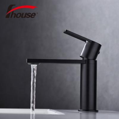 China Metered Faucets Shape Style Basin Faucet Black Water Tap Multifunctional Modern Bathroom Faucet for sale