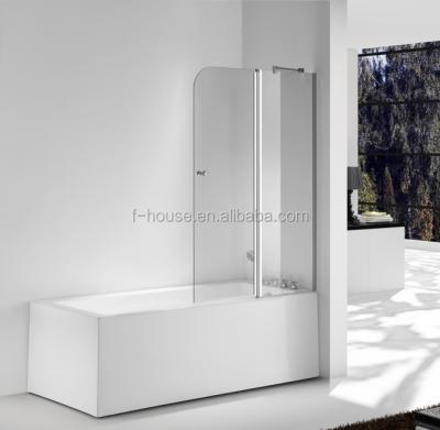 China Modern Folding Bath Screen 1 Open Door 1 Fixed for sale