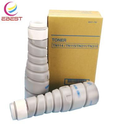 China EBEST COMPATIBLE compatible for Konica Minolta TN114 TN115 Japan Toner Bizhub 162 163 211 7616 Copier Black Toner Cartridge for sale