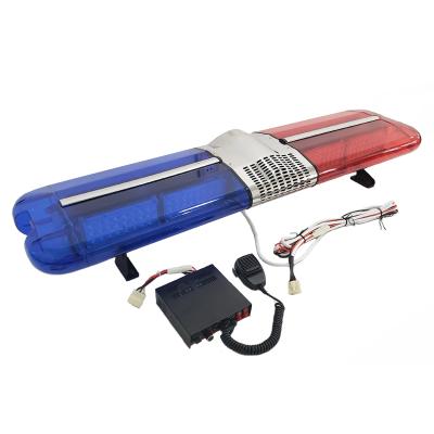 China Housing Police Traffic Advisor Warning Light Bar Ambulance Aluminum Die Cast Lights With Siren Speaker for sale