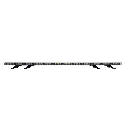 China Top And Bottom For Aluminum Housing 70 Inch Slim Flash Strobe Car Truck Font Roof Lightbar Flash Warning for sale