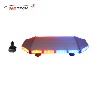 China Aluminum Black Silver Lens Truck Ambulance Mini LED Base+PC Police Lightbar Warning Flashing Strobe for sale