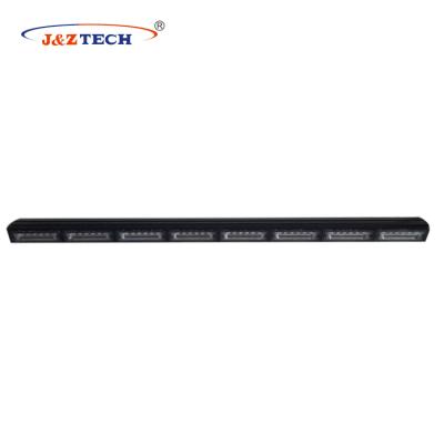 China Customized Different Size LINEAR Led Flashing Car Roof Traffic Advisor LED Amber Blue Warning Light Bar for sale