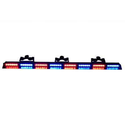 China Car Strobe Color Stick Direction Signal Light Amber Red Blue Led Lighting Dual Bar for sale