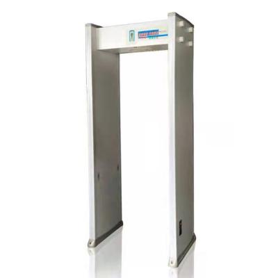 China Customized ABS Logo Factory High Sensitivity 6 Zone 2000 Walk Through Metal Detector With Waterproof en venta