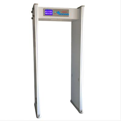 China Hot Selling High Quality 5.7 Inch LCD Panel ABS Multizone Walk Through Metal Detector Door for sale