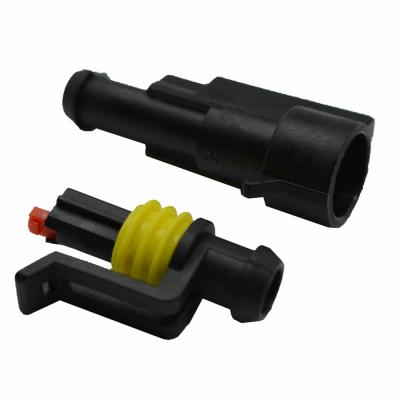 China Raincoat ; Wholesale Hampool 1 Pin Electrical Waterproof Automotive Insulation Connector Terminals for sale