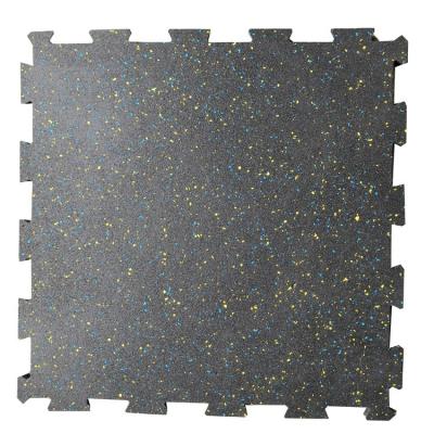 China Non-Toxic EPDM Gym Floor Non-Toxic Interlocking Rubber Mat for sale