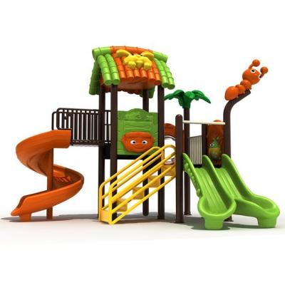 China Eco - Friendly Amusement Park Equipment Slides For Kids Children Outdoor Playground for sale