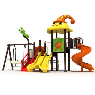 China China Factory Eco-friendly Wholesale Kids Outdoor Playground Equipment Amusement Park Slide For School for sale