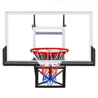 China Adjustable Hand Raising Manual Style Outdoor Wall Mounted Adjustable Basketball Hoop for sale