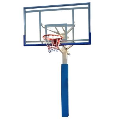 China High Quality Metal Ground 10ft Outdoor Adjustable In Ground Basketball Hoop for sale