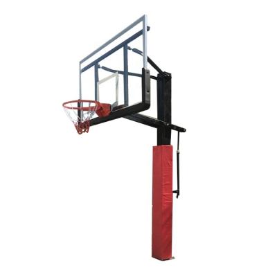 China Inground Indoor Outdoor Adults Dunk Metal Inground Adjustable Inground Basketball Hoop for sale