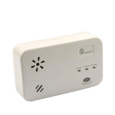 China Battery Operated ABS Carbon Monoxide Detector Co Detector Alarm for sale