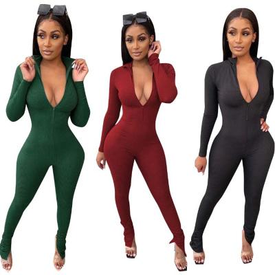 China 3 Colors QUICK DRY Sexy One Piece Women Yoga Jumpsuit for sale