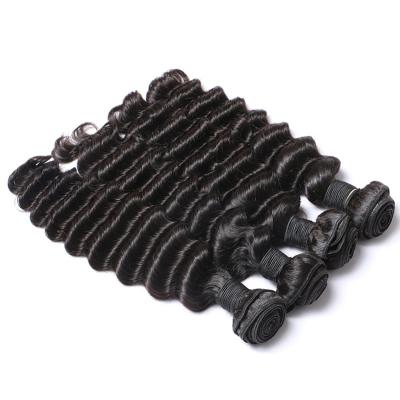 China Pulled Deep Wave Hair Vietnamese Black Unprocessed Double Raw Cuticle Aligned Deep Wave Hair for sale