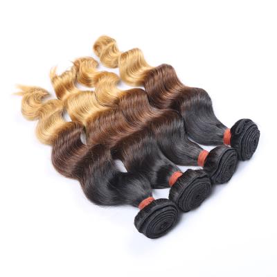 China Unprocessed Exotic Wave Ian Loose Wave Hair Ombre Brazilian Straight Natural Wave Hair for sale