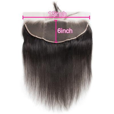 China Raw Virgin Indian Human Hair 13x6 Swiss Lace Frontal 13x6 for sale