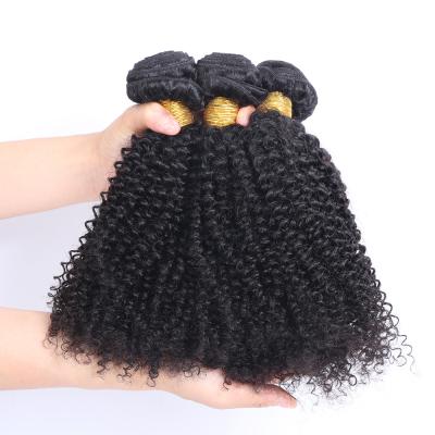 China Afro Kinky Curl Afro Kinky Curly Hair Human Hair Extensions for sale