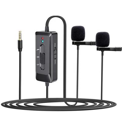 China Bestselling 3.5mm Audio Jack Mini Video Micro On Camera Wired Collar Clip Lavalier Microphone MIC Phone Microphone For Android Phone for sale