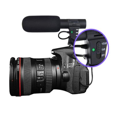 China Professional Stereo Smartphone Studio Camera Microphone Mic Noise-Canceling Condenser Interview Recorder for sale