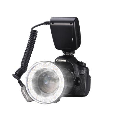 China Battery Operated Mamen Macro Daylight AAA LED Ring Flash Light For Canon Camera DSLR RF-550D for sale