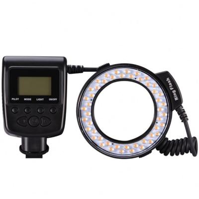 China For nikon KM-550D LED Ring Light Flash for Nikon Canon DSLR camera flash light up for sale