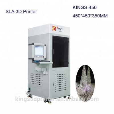 China 3D printing & Rapid Prototyping High Resolution SLA 3D Printer Machine Industrial Laser Resin Printer Kings 450-H for sale