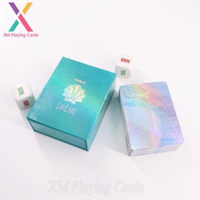 China Paper Custom Printed UV Varnishing Tarot Cards With Box/70x120mm Top And Bottom Tarot Cards/Angel Oracle Cards Custom Made for sale