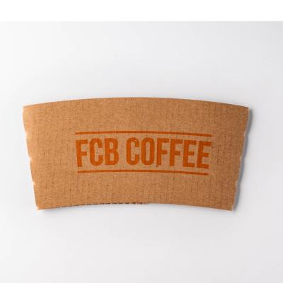 China Factory Wholesale Custom Recyclable High Quality Disposable Cartoon Hot Sale Disposable Party With 8oz Paper Coffee Cup Sleeves for sale