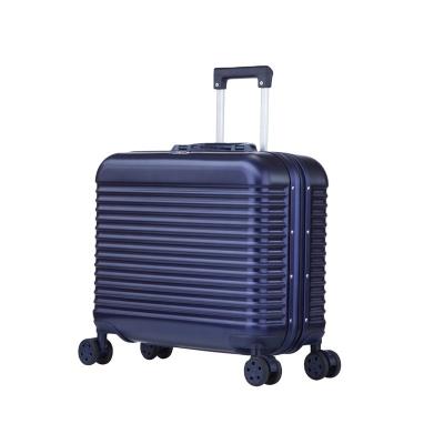 China 17inch GKO Blue Aluminum Trolley Suit Case Luggage Bag With TSA Lock for sale