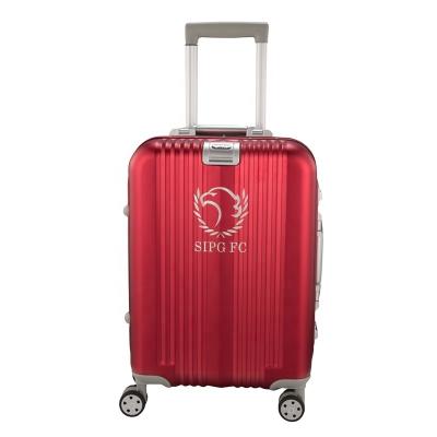 China Zhejiang GKO Shanggang Suitcase Business Aluminum Soccer Team Specified Trolley Customized Aluminum Luggage for sale