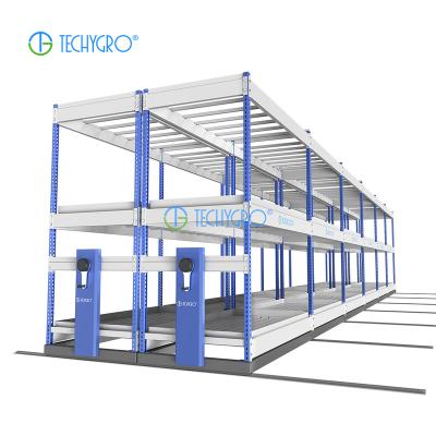 China Indoor Vertical Agricultural Techygro 2-4 Seats Vertical Supports For Vertical Farm Mobile Vertical Grow Supports for sale