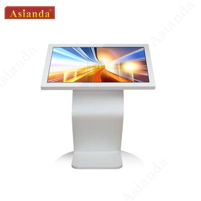 China 55inch Capacitive Multi Touch LCD Touch Screen Kiosk Free Standing Interactive Information Kiosk for sale