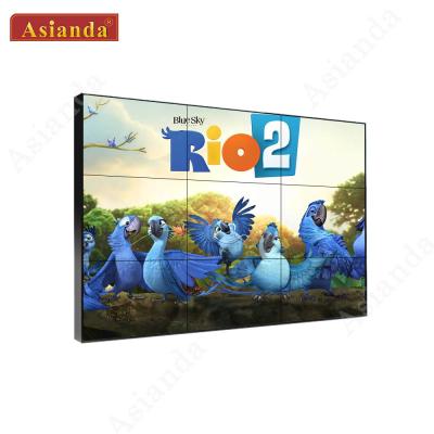 China 3x2 Video Wall 55inch 3.5mm LG LCD Video Display Advertising Commercial Video Wall for sale