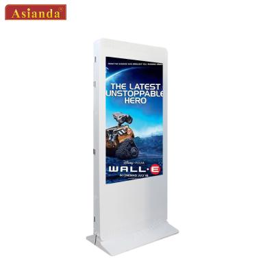 China Indoor Dual Sides Floor Standing LCD Advertising Display Digital Signage Touch Screen Commercial Digital Signage for sale