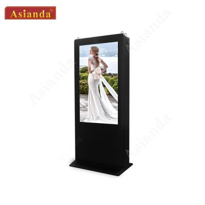 China 55inch Outdoor Waterproof IP65 Double-sided LCD Digital Signage Advertising Display Totem for sale