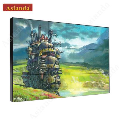 China 55inch Wall Mount LG 1080P Video Wall Panel 16:9 Floor Standing LCD Video Wall Screen Price for sale