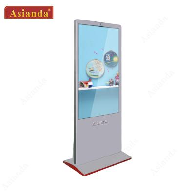 China 49inch Indoor Floor Standing Wifi Network LCD Digital Signage Non-touch Android LCD Digital Signage for sale