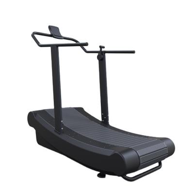 China Electric Commercial Use Curved Treadmill Wholesale Commercial Fitness Treadmill Running Unpowered Treadmill for sale