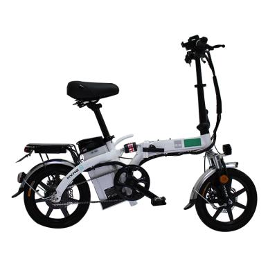 China New Fashion Steel Steel China Manufacture Professional Folding Lithium Battery Electric Bicycles for sale