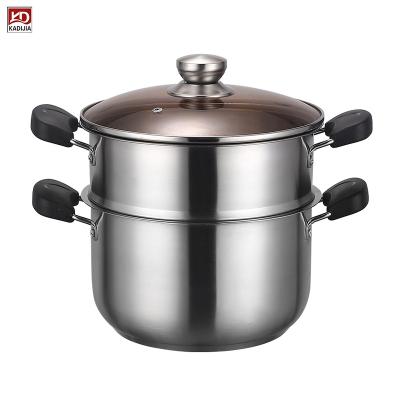 China Wholesale Kitchen Steamer Stocked And Cooker Cooking Stainless Steel Food Steamer for sale