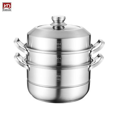 China Sustainable Stainless Steel Steamer Pot Kitchen Cooker Food Steamer Kitchen Appliances for sale