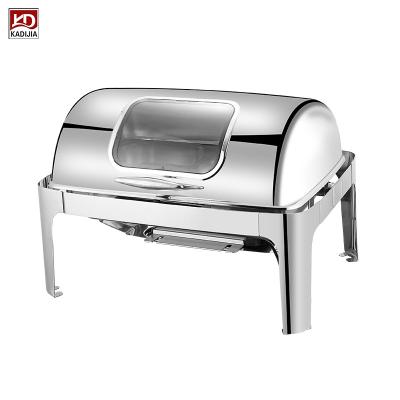 China Easily Assembled Outdoor Buffet Food Display Stainless Steel Electric Food Warmer for sale