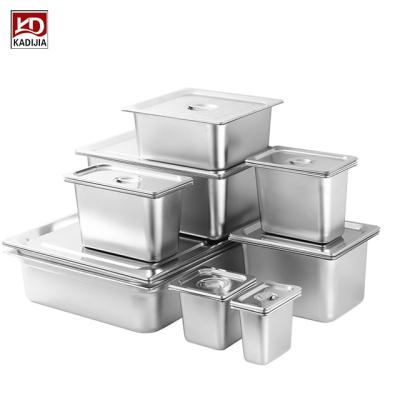 China Fast Food Fast Food Kitchen Equipment for Hotter Stainless Steel Food Storage Containers Buffet Pan Commercial for sale