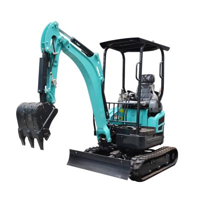 China Orchard New 1 Ton Farm China Small Site Operation Crawler Mini Excavator Price With Side Hydraulic Swing Function For Sale for sale