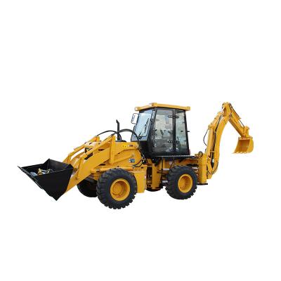 China Construction Material Shop 75kw Hydraulic Articulated Mini Backhoe Loader Steering Wheel Loader For Sale for sale