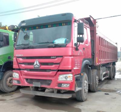 China 2019 Fabric Used Dump Truck Price Tipper Truck 8x4 Howo Refurbished Dump Truck For Sale for sale