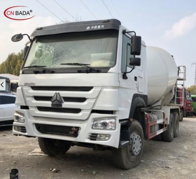 China Construction worksÂ   6x4 10 wheel used howo euro 2 used concrete mixer truck 10m3 for sale